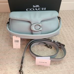 Coach Pillow Tabby Shoulder Bag 26 in Aqua C0772 - Pristine Condition